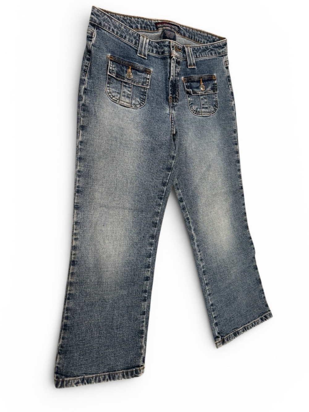 Y2K Vintage Aeropostale Light Blue Wide Leg Capris